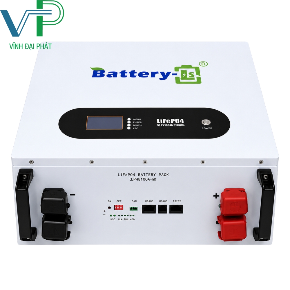 Pin Lưu Trữ LS Battery 100Ah 51.2V 5.12kWh Chính Hãng - Ảnh 5
