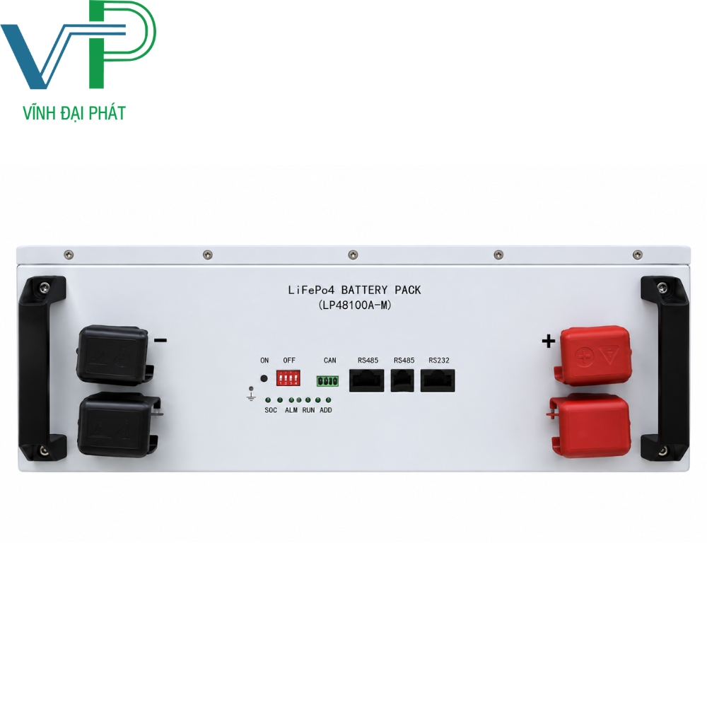 Pin Lưu Trữ LS Battery 100Ah 51.2V 5.12kWh Chính Hãng - Ảnh 3
