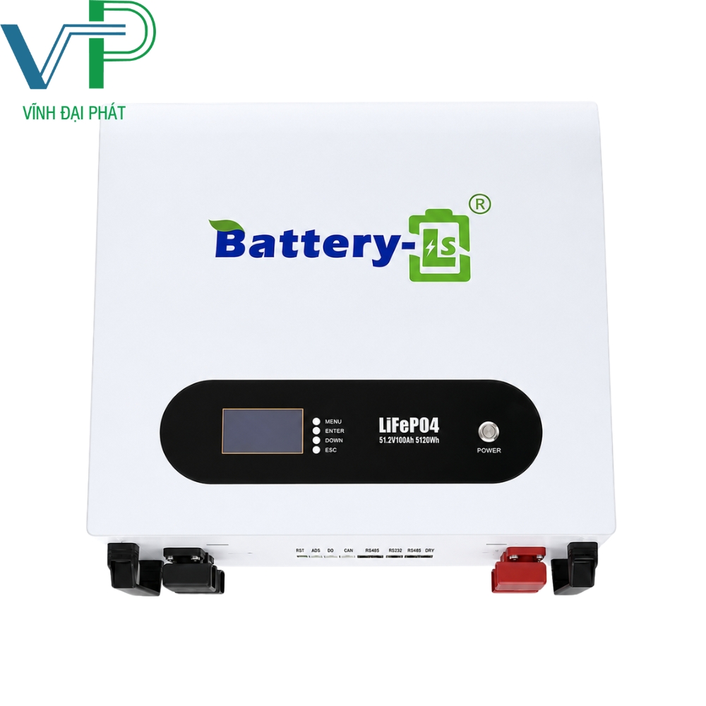 Pin Lưu Trữ LS Battery 100Ah 51.2V 5.12kWh Chính Hãng