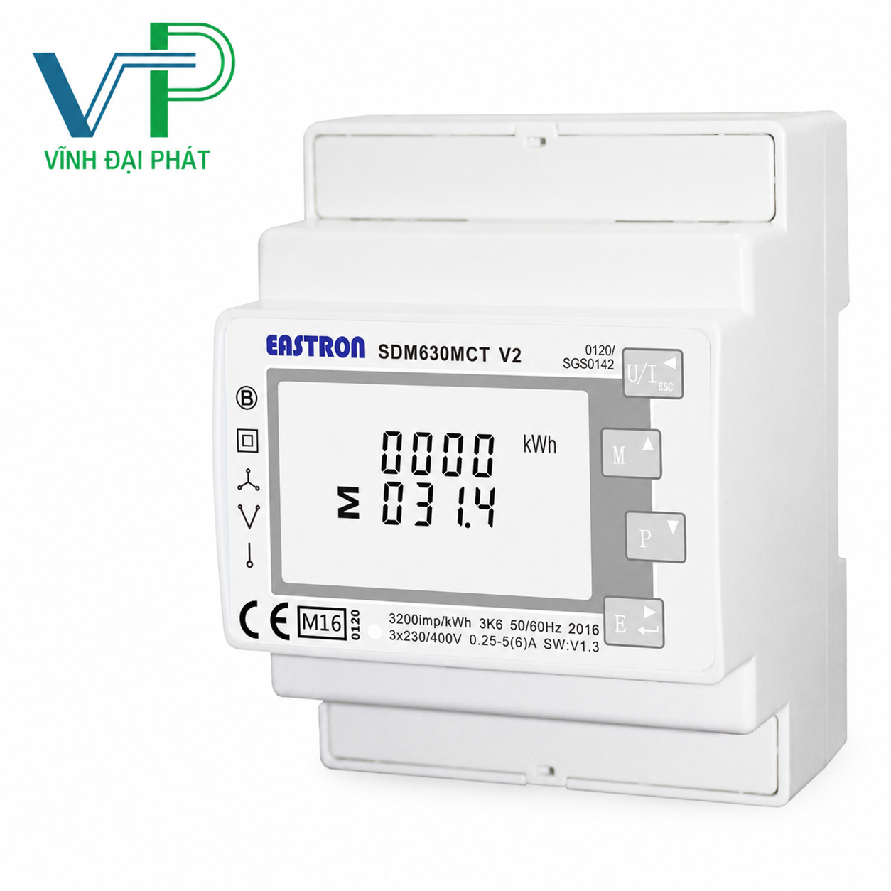 Meter EASTRON 3 pha + CT - SDM630MCT-Modbus