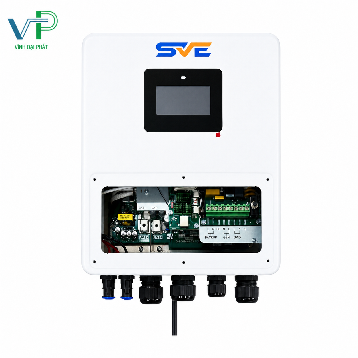 Biến Tần Hybrid SVE 6kW HB-SVE 1P/6K Plus - IP65 1 pha - Ảnh 2