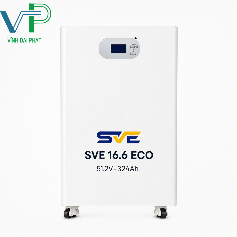 Pin lưu trữ điện mặt trời SVE 16.6 ECO | 16,6KW 51,2V 324Ah