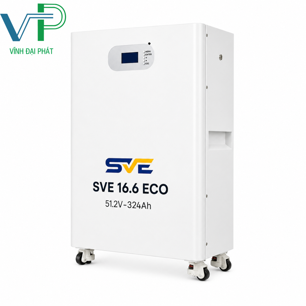 Pin lưu trữ điện mặt trời SVE 16.6 ECO | 16,6KW 51,2V 324Ah - Ảnh 2